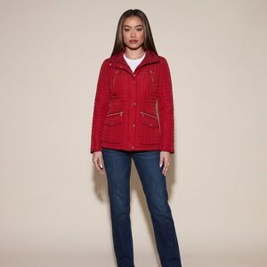 MICHAEL Michael Kors Red Puffer Jacket